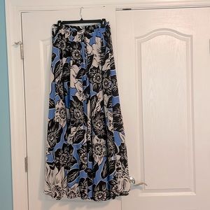 Long Floral Skirt